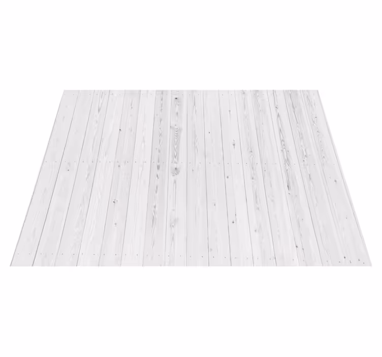 Zerbino pvc adesivo effetto legno bianco vintage - TenStickers