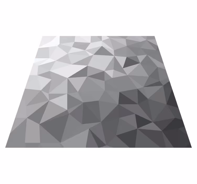 Zerbino pvc diverse sfumature di grigio astratte - TenStickers
