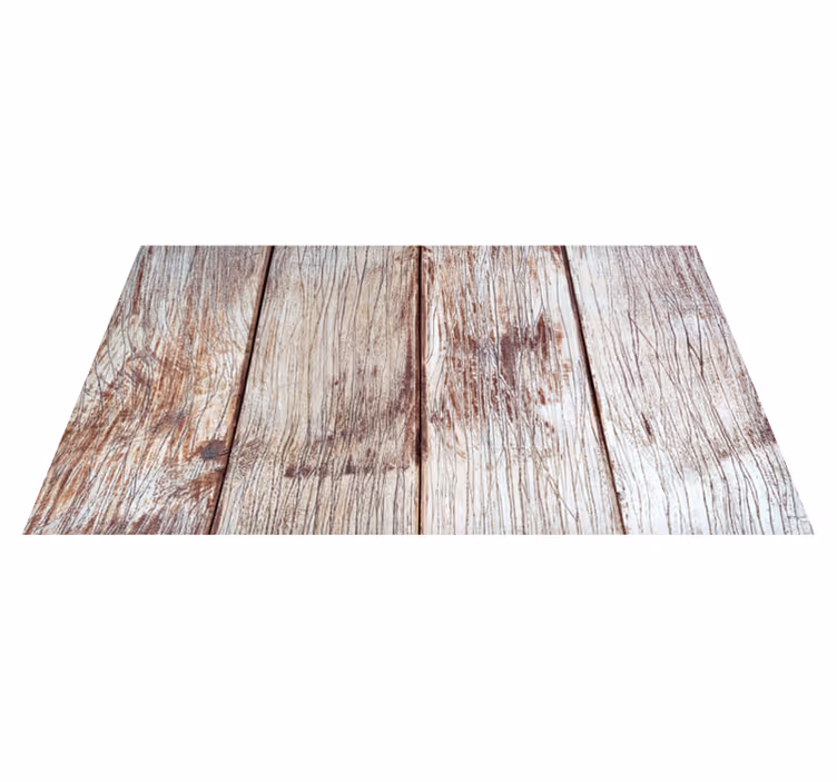 Zerbino pvc tavole di legno marrone chiaro - TenStickers
