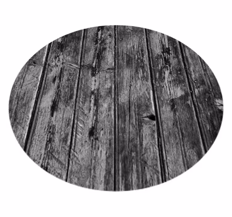 Tappeto vinile grigio effetto legno grigio - TenStickers