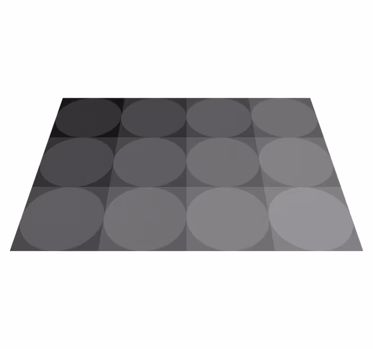 Tappeto vinile grigio sfondo grigio con forme eleganti - TenStickers