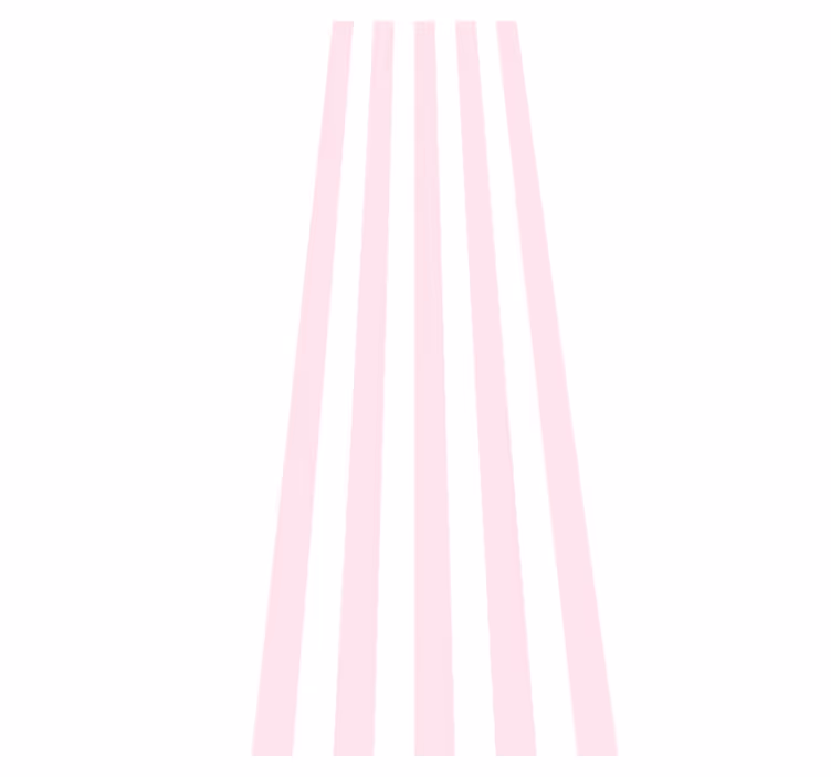 Passatoia corridoio vinile rosa e bianca nordica - TenStickers