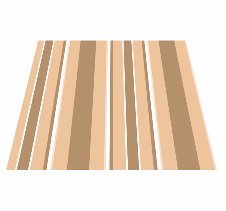 Tappeto vinile beige palette colori tropicali - TenStickers
