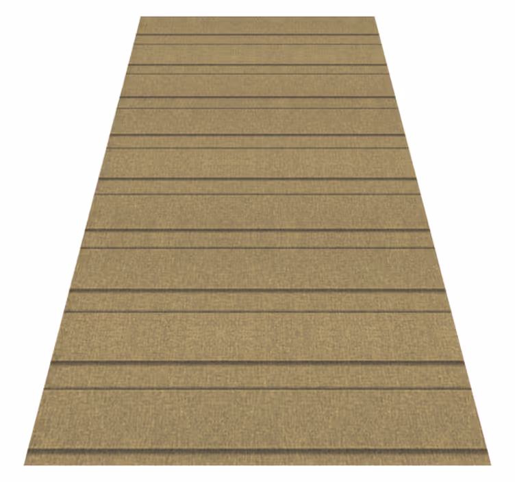 Tappeto vinile beige righe beige - TenStickers