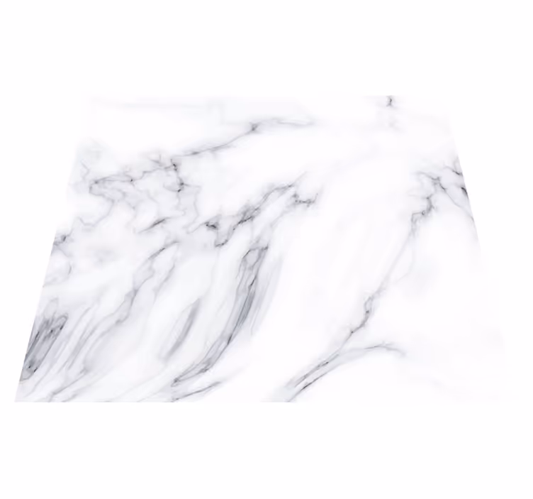 Tappeto vinile bianco vortici marmorizzati eleganza semplice - TenStickers