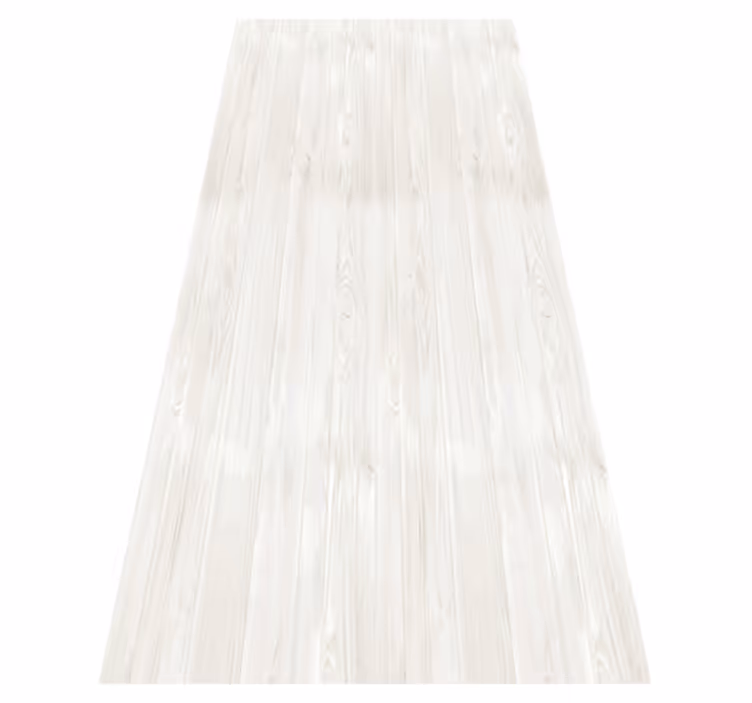 Tappeto vinile bianco legno bianco - TenStickers