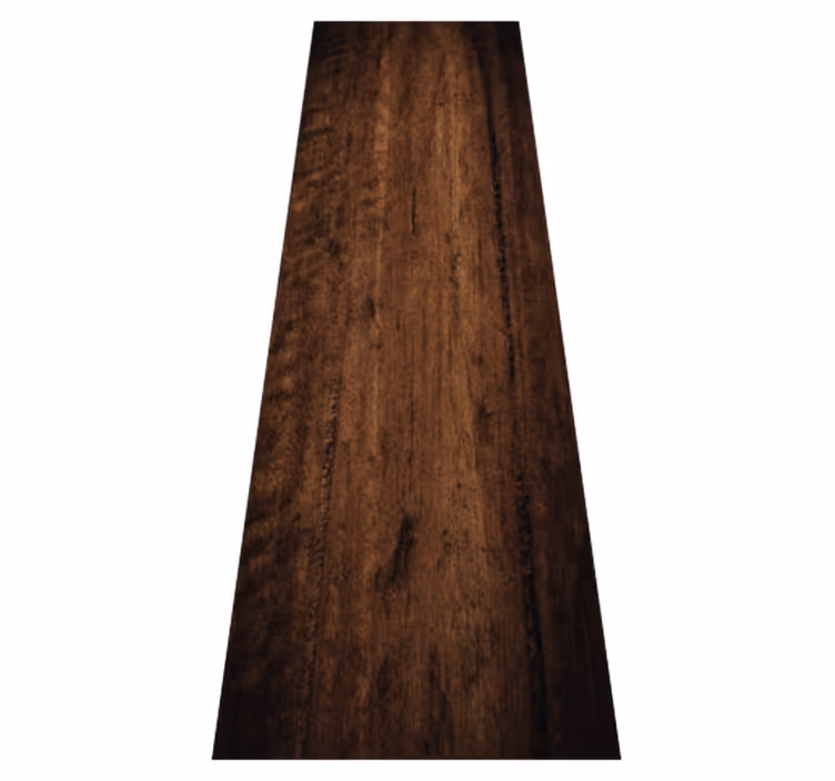 Tappeto vinile marrone legno scuro patinato grezzo - TenStickers