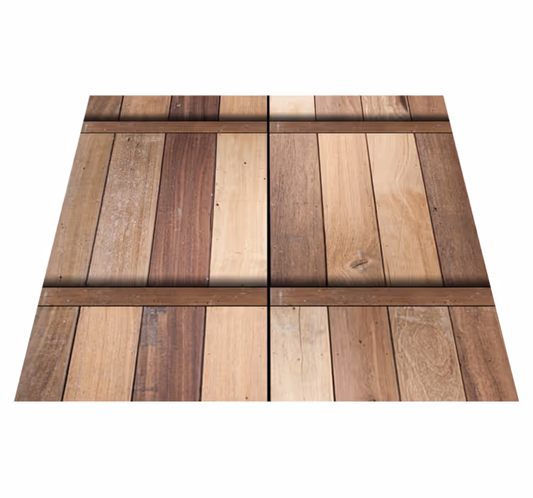 Tappeto vinile marrone carta da parati relax marrone - TenStickers