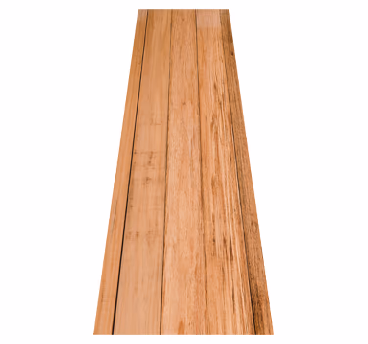 Tappeto vinile marrone tavole di legno grezzo usato - TenStickers