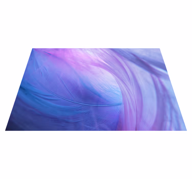 Tappeto vinile viola vortice 3d blu e viola - TenStickers