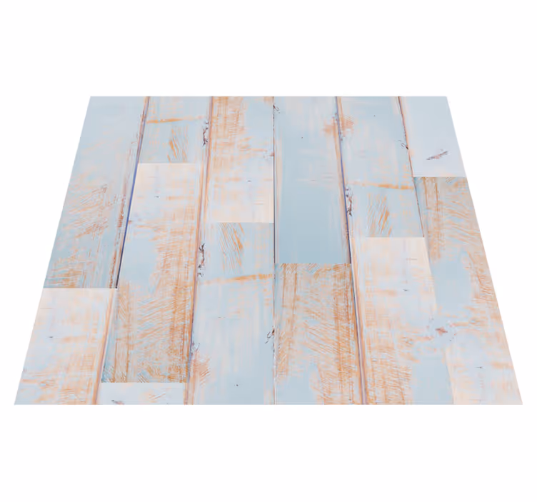 Tappeto vinile esterno tavole di legno invecchiate - TenStickers