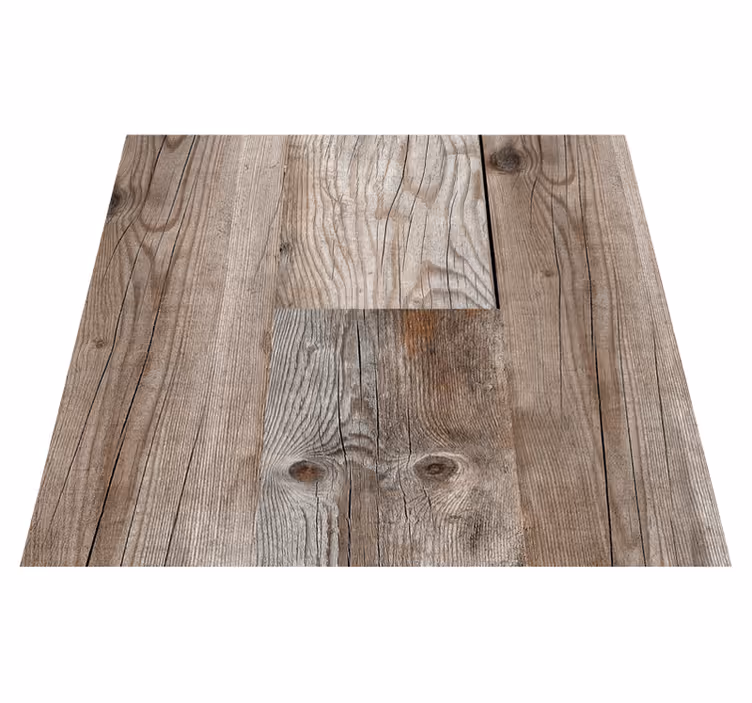 Tappeto vinile esterno texture di legno rustico - TenStickers
