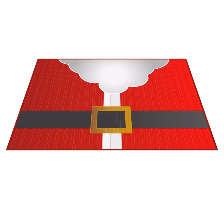 Tappeto vinile rosso per abbigliamento natalizio - TenStickers