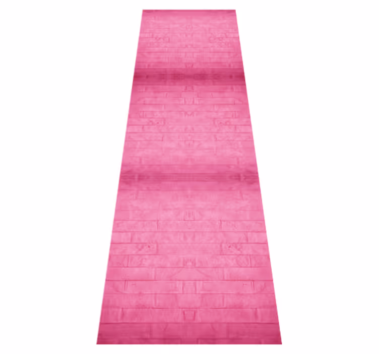 Tappeto vinile rosa mattone rosa intenso - TenStickers