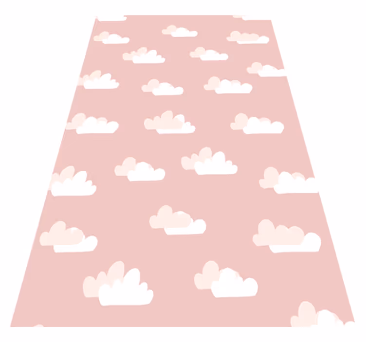 Tappeto vinile rosa sfondo rosa - TenStickers