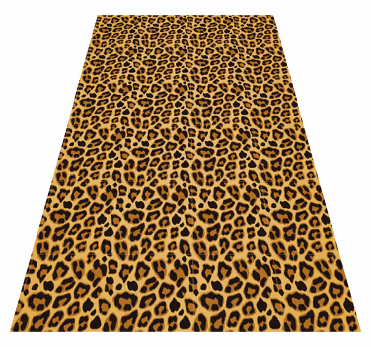 Tappeto in vinile stampa animale leopardo - TenStickers