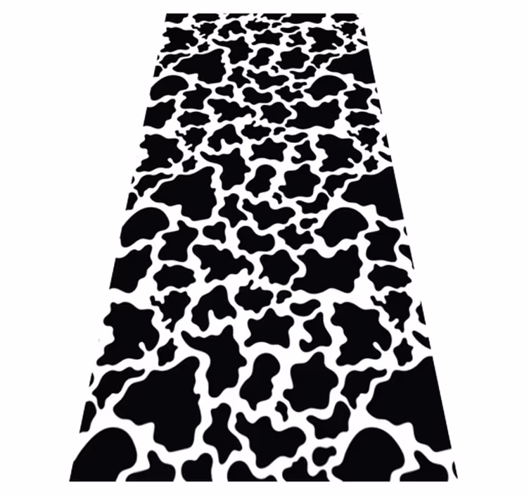 Tappeto in vinile stampa animale motivo pelle di mucca - TenStickers
