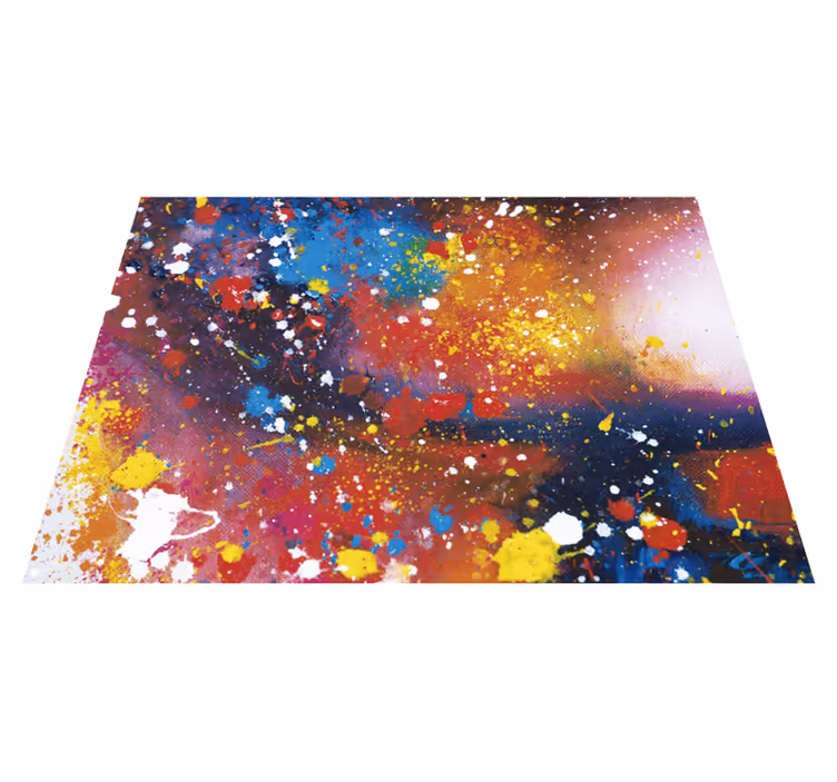 Tappeto astratto moderno in vinile - TenStickers