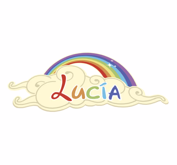 Tappeto in vinile arcobaleno personalizzabile - TenStickers