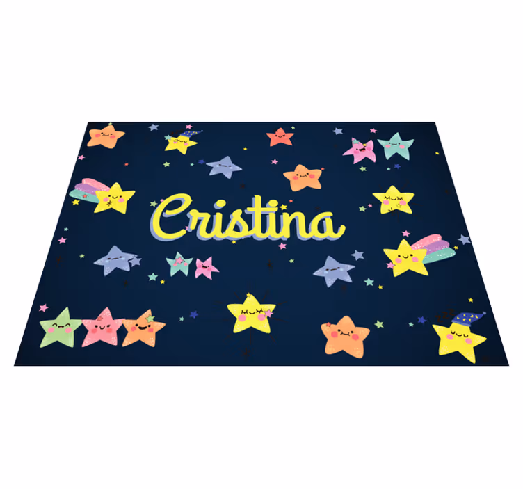 tappeto in vinile personalizzabile per bambini - TenStickers