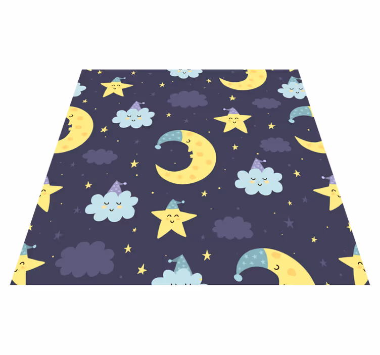 Tappeto vinile per bambini sonno celeste - TenStickers