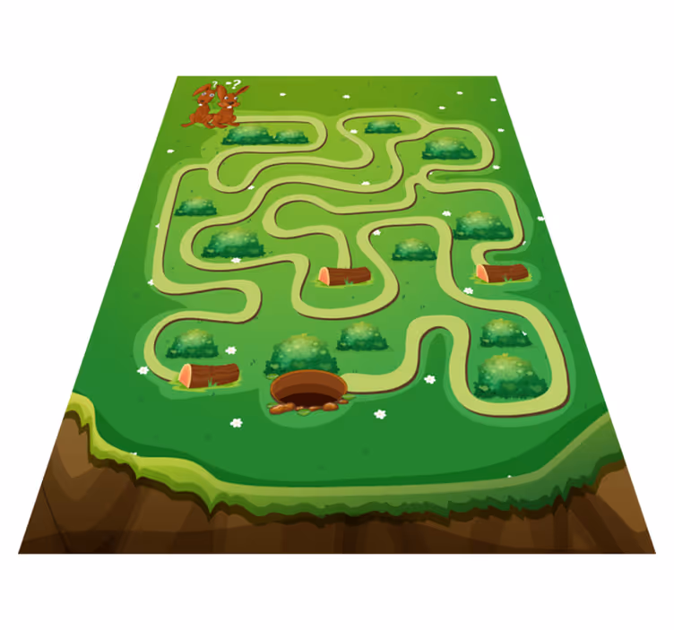 Tappeto vinile giochi percorso ludico - TenStickers