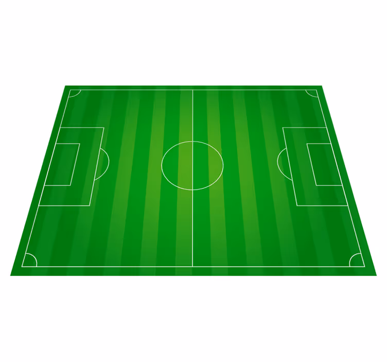 Tappeto da calcio campo da calcio per teenager - TenStickers