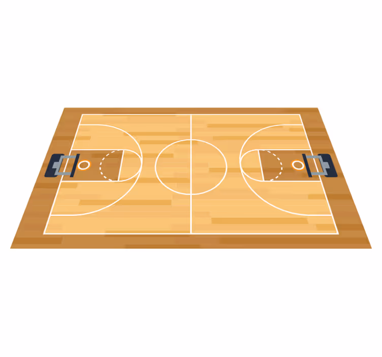 Tappeto in vinile per ragazzi di basket - TenStickers