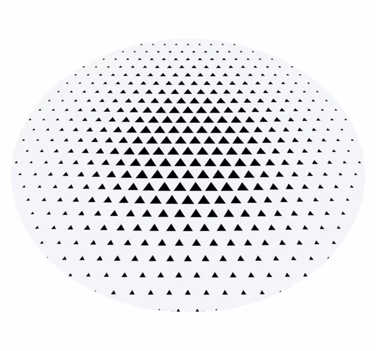 Tappeto vinile geometrico triangolare geometrico - TenStickers