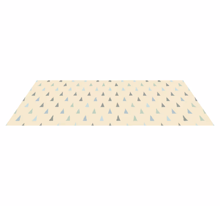 Tappeto vinile strisce forme geometriche triangolari - TenStickers