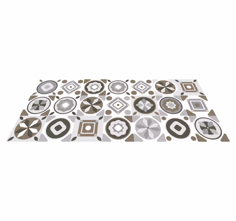 Tappeto pvc cucina grigio - TenStickers