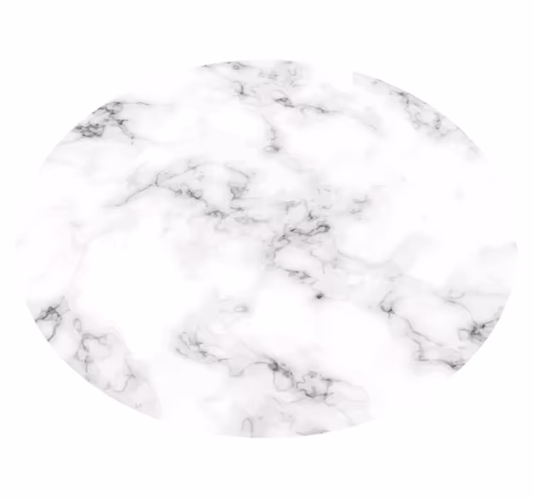 Tappeto vinile effetto marmo design circolare in marmo - TenStickers