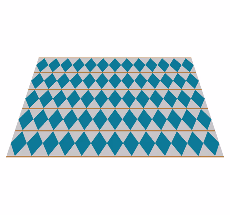 Tappeto vinile piastrelle ispirazione geometrica - TenStickers