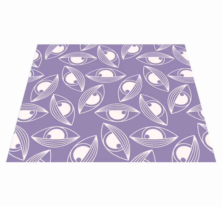 Tappeto vinile animali modello astratto di pesce - TenStickers