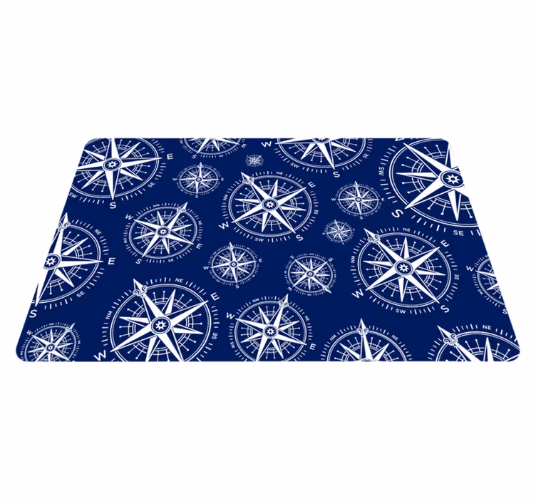 Tappeto pvc cucina moderno mare nord ovest sud - TenStickers