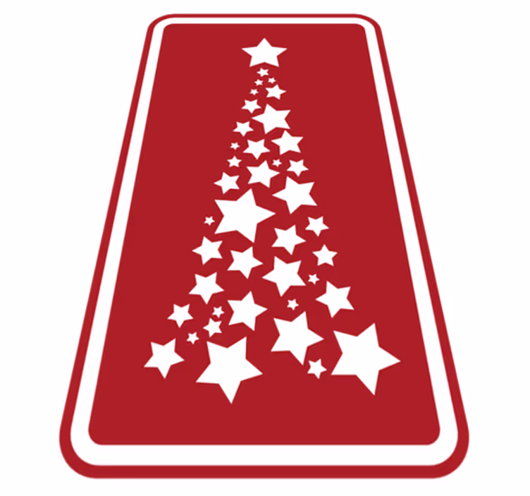 Tappetto vinile stelle cascata di stelle - TenStickers
