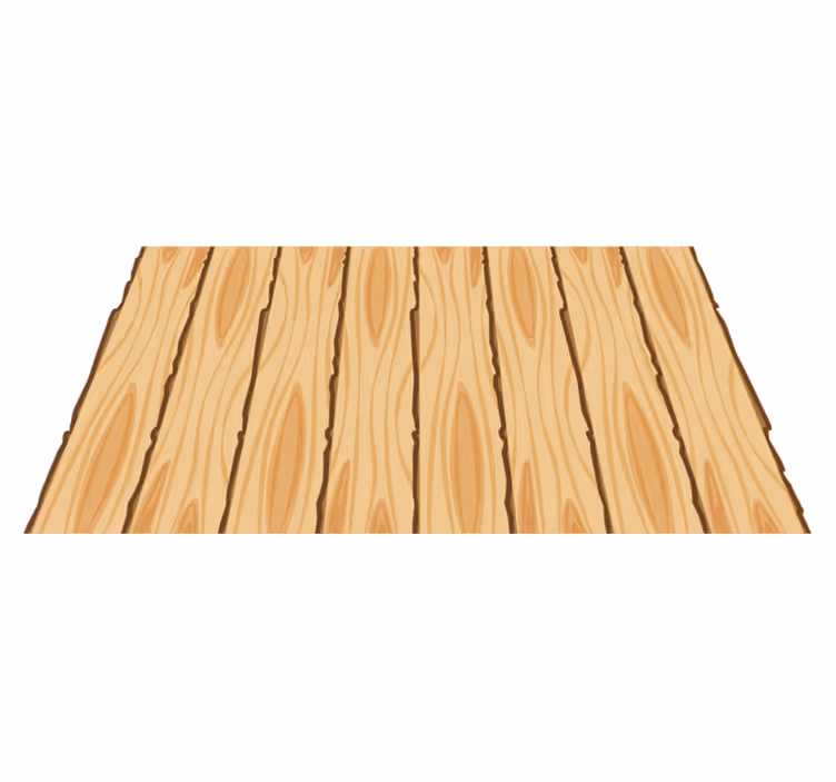 Tappeto vinile effetto legno strisce di legno - TenStickers