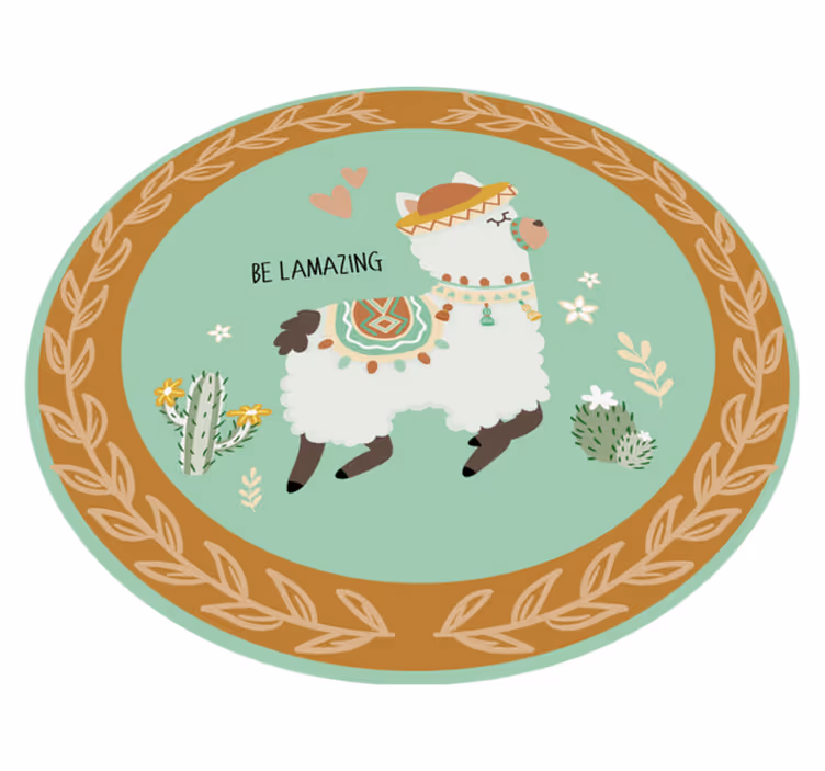 Tappeto vinile animali essere fantastico - TenStickers