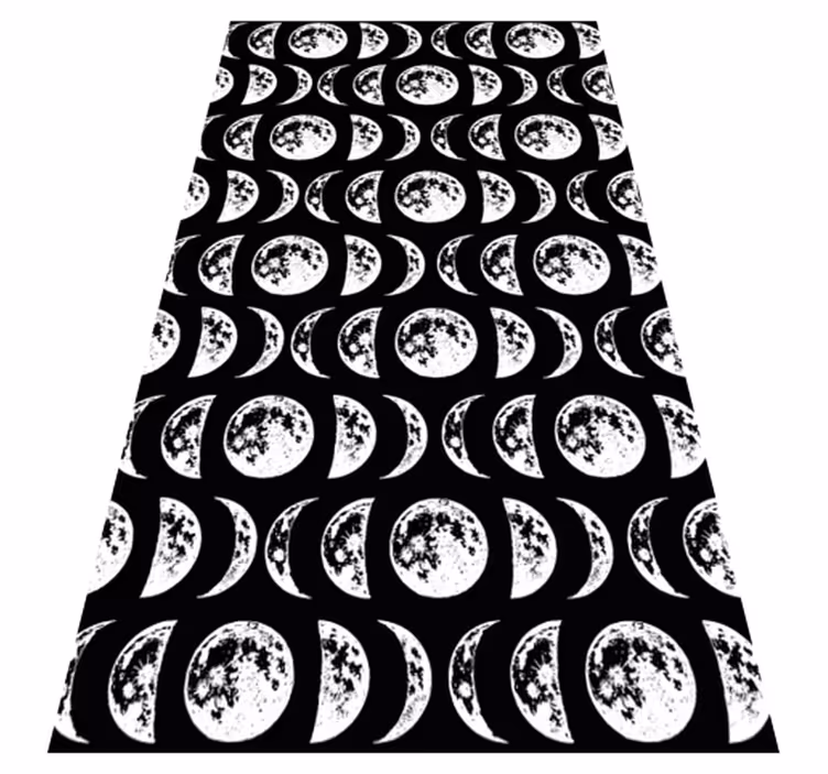 Tappetto vinile stelle fasi celesti - TenStickers