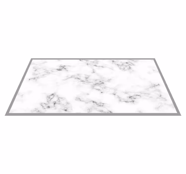 Tappeto vinile cucina effetto marmo - TenStickers
