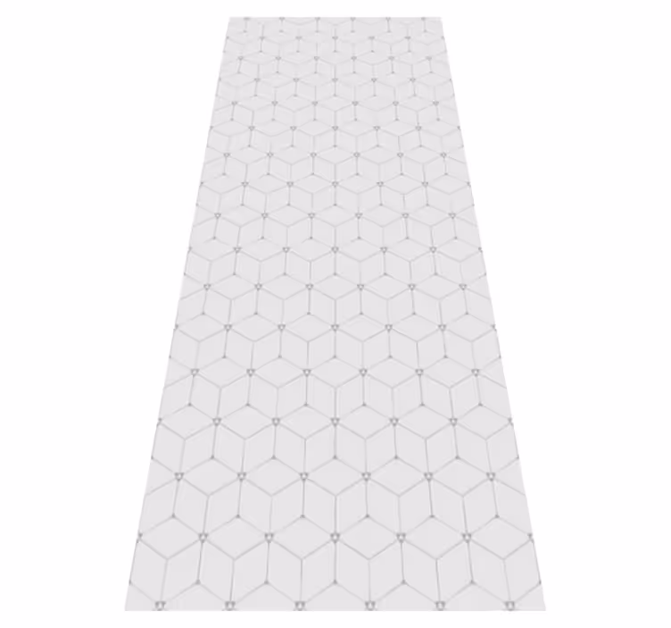 Tappeto vinile piastrelle motivo geometrico piastrellato - TenStickers