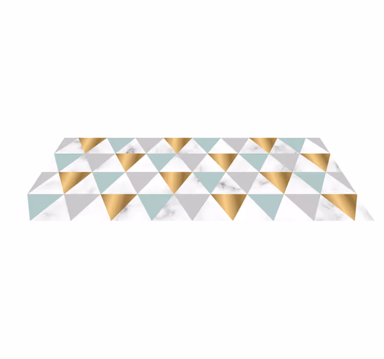 Tappeto vinile cucina geometrico mosaico - TenStickers