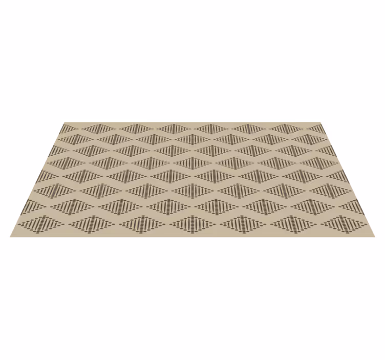 Tappeto vinile geometrico elemento di motivo geometrico - TenStickers