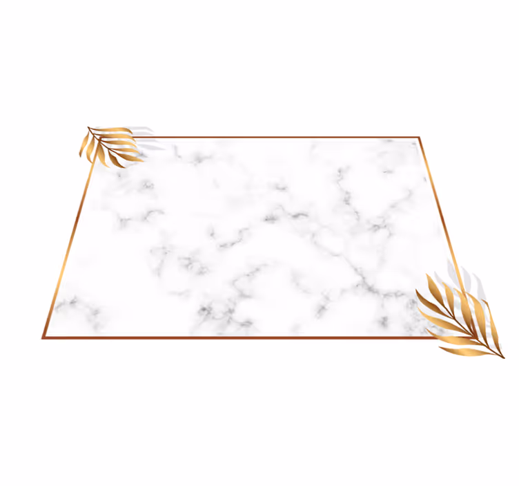 Tappeto vinile effetto marmo eleganza del marmo - TenStickers