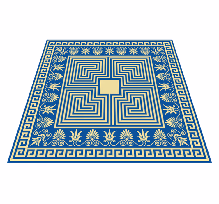 Tappeto vinile piastrelle mosaico geometrico - TenStickers