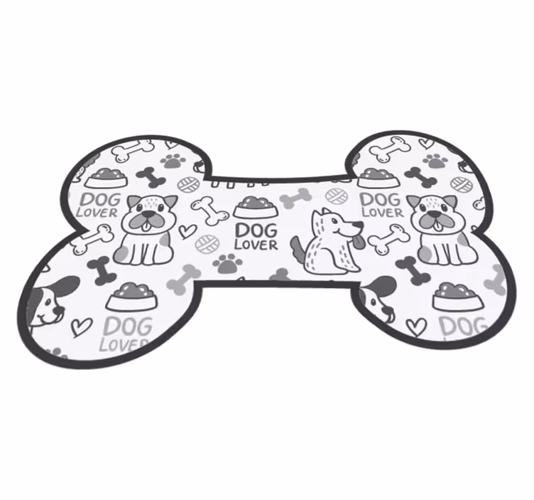 Tappeto vinile animali giocosità del cucciolo - TenStickers