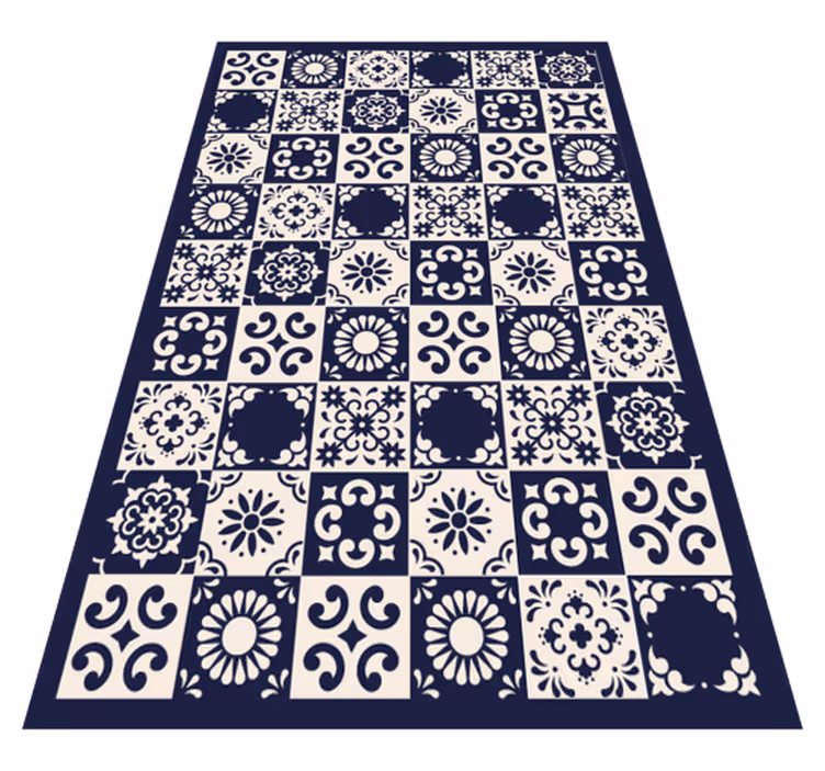 Tappeto vinile piastrelle intricate piastrelle - TenStickers