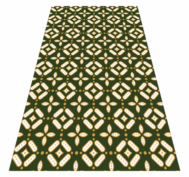 Tappeto in vinile cucina ornamentazione geometrica - TenStickers