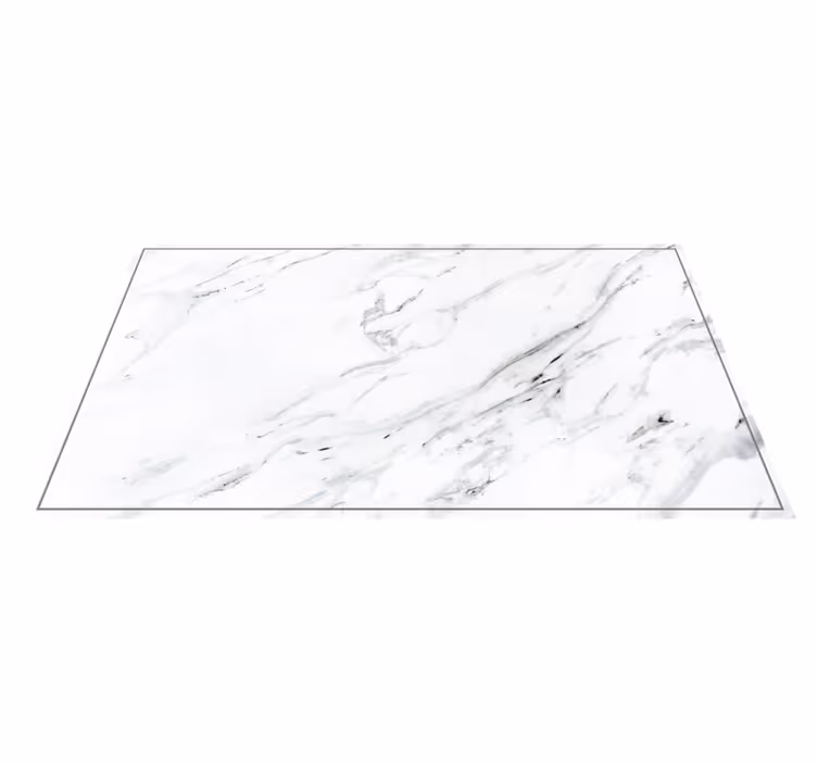 Tappeto in vinile cucina effetto marmo moderno - TenStickers