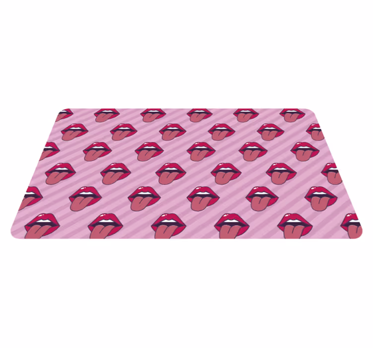 Tappeto vinile per bambini modello di bocche - TenStickers